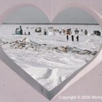 coeur à la pêche sur glace