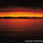 Couché de soleil sur Rimouski